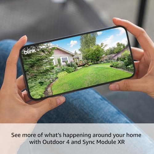 Blink Outdoor 4 XR – two-year battery wireless camera with 4x security coverage, 1000 ft open-air range or 400 ft with typical use — 6 camera system thumbnail 3