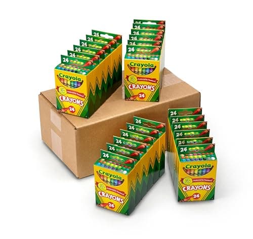 Crayola Crayons Bulk (24 Packs), Preschool Classroom Supplies, Coloring Book Supplies, School Crayons for Kids, Gifts, Ages 3+ thumbnail 2