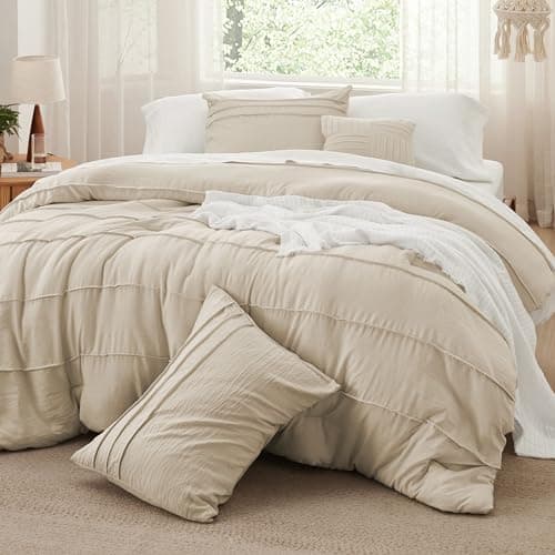 Miniatura de Juego de Edredón Queen Bedsure de 4 Piezas con Plisado Pinch Pleat 3