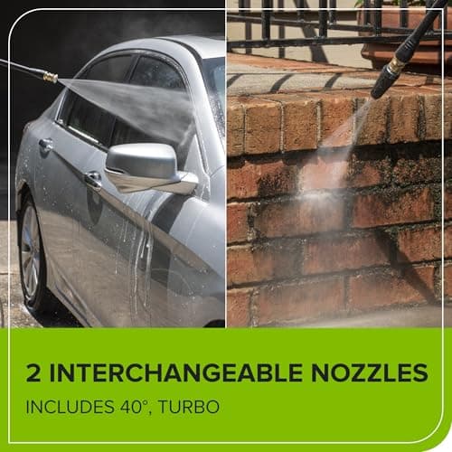 Greenworks 1800 PSI (1.1 GPM) Electric Pressure Washer PWMA Certified