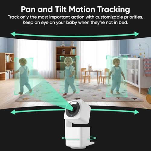 WYZE Cam Pan v4, 4K Smart Security Camera, AI Indoor/Outdoor Cameras for Home Security, Baby & Pet, Color Night Vision, 360° Pan/Tilt/8 x Digital Zoom, 2.4G & 5G, Works with Alexa  thumbnail 5