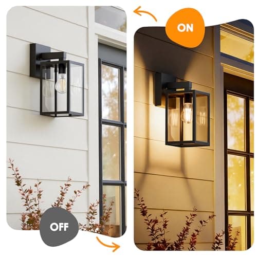 MATAMEYE Outdoor Wall Light, Waterproof Exterior Porch Lighting Fixture thumbnail 4
