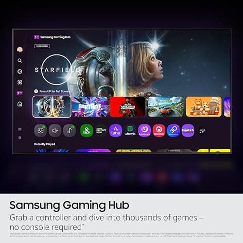 Samsung 65-Inch Class Neo QLED QN990F 8K Mini LED Smart TV (2025 Model) NQ8 AI Gen3 Processor, Upscaling Pro, Wireless One Connect, Glare Free, Samsung Vision AI, Alexa Built-in thumbnail 6