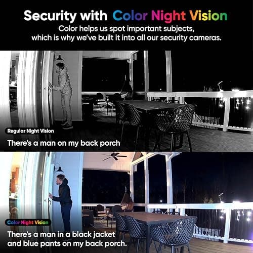 Wyze Cam OG Indoor/Outdoor 1080p Wi-Fi Smart Home Security Camera with Color Night Vision, Built-in Spotlight, Motion Detection, 2-Way Audio, Compatible with Alexa & Google, White, thumbnail 3