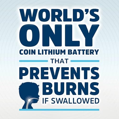 Energizer Ultimate Child Shield CR2032 Batteries (10 Pack), 3V Lithium Coin Batteries, Compatible with Apple AirTag and Tile Pro Devices, Key Fobs, Watches and More thumbnail 2