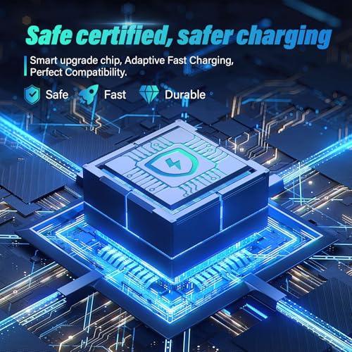 SwaggWood Car Carplay for iPhone 17/16/15 Charger Cord 2Pack [3FT+6FT] Charging Cord,USB A to USB C Charging Cable for CarPlay USBC Cord for iPad Pro 12.9/11, Air 5th/4th Gen thumbnail 4