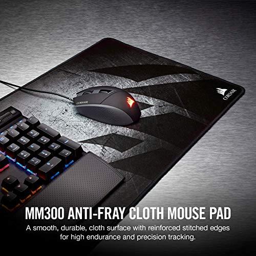 Corsair MM300 - Anti-Fray Cloth Gaming Mouse Pad - High-Performance Mouse Pad Optimized for Gaming Sensors - Designed for Maximum Control - Extended, Multi Color thumbnail 2