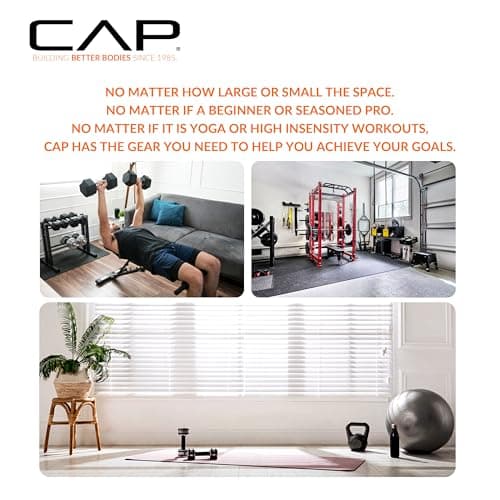 CAP Barbell (HHWV-CB020C) Adjustable Weighted Vest, 20-Pound,20 Pound, Black