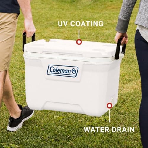 Coleman Classic Series 52qt Marine Cooler, Fully Insulated Lid & Body Keeps Ice up to 3 Days, Holds up to 80 Cans thumbnail 5