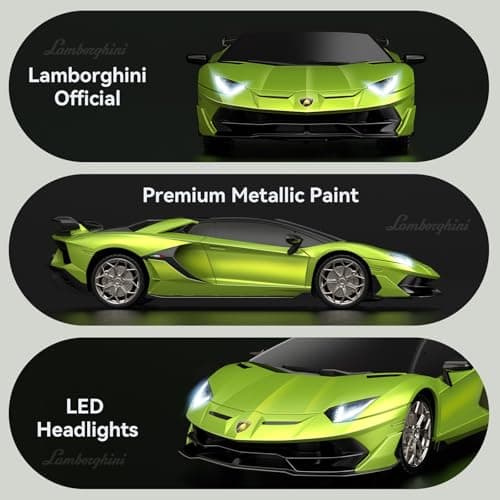 AEROQUEST 1:24 Lamborghini Remote Control Car （Aventador SVJ-Green） thumbnail 4