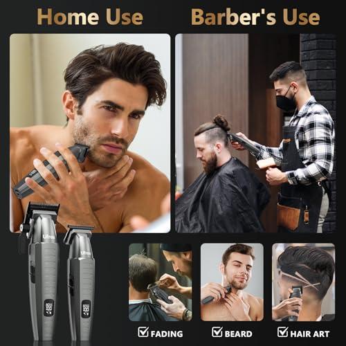 Ufree Professional Clippers and Trimmers Set, Cordless Hair Clippers for Men, Barber Clippers Set with Travel Case thumbnail 5