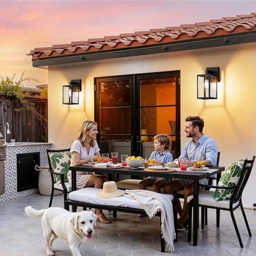 MATAMEYE Outdoor Wall Light, Waterproof Exterior Porch Lighting Fixture thumbnail 7