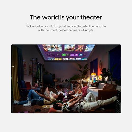 Samsung 30” - 100” The Freestyle 2nd Gen with Gaming Hub Smart Portable Projector, FHD, HDR, Big Screen Home Theater Experience, 360 Sound, SP-LFF3CLAXXZA, 2023 Model thumbnail 3