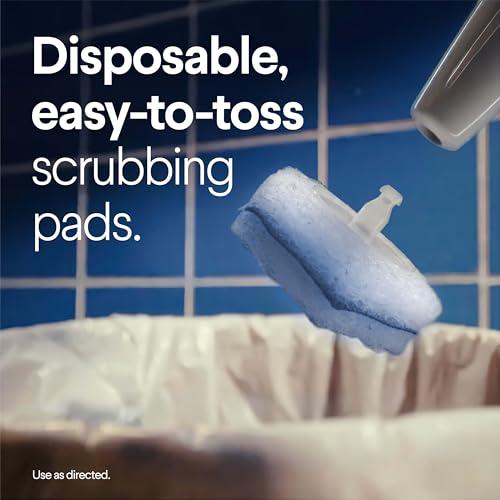Clorox ToiletWand Disposable Toilet Cleaning System, Spring Cleaning Essential, ToiletWand, Storage Caddy, and 16 Disinfecting ToiletWand Scrubbing Pad Refills thumbnail 7