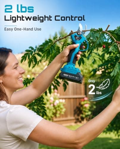 SEESII Electric Pruning Shears, 1.4" Cutting Cordless Pruner for Gardening thumbnail 2