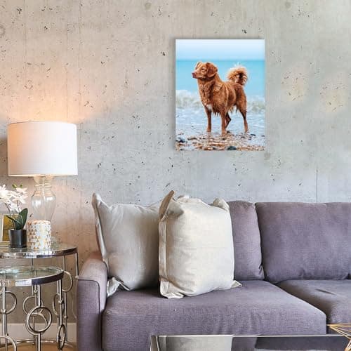 WEGA Custom Canvas Prints with Your Photos (8 X 10 Framed) Personalized Canvas Wall Art, Custom Photo Prints for Bedroom Living Room Office Decor, Personalized Picture Gift for Fam thumbnail 4