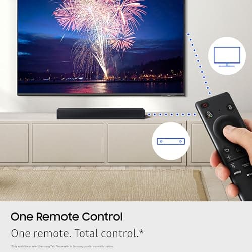 Samsung B-Series Soundbar HW B400F 2.0 ch Soundbar with Built in Subwoofer (2025 Model) One Remote Control, Surround Sound Expansion, Voice Enhance Mode thumbnail 4