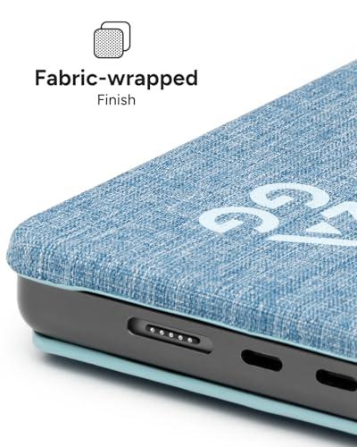 ZAGG MacBook Protection MacBook Air 13" M3/M2 Case - Fabric Finish, Two-Piece Hard Shell Snap-on Cover, Lightweight, Durable Protection, Scratch-Resistant, Non-Slip Rubberized Grip thumbnail 5