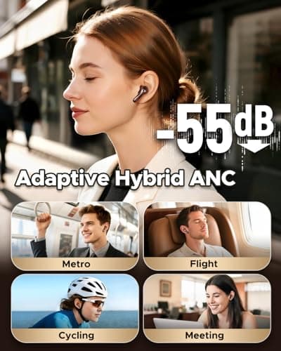SoundPEATS Air5 Pro Hi-Res Wireless Earbuds, LDAC & aptX Lossless, Audiophile-Grade Sound with Wide Soundstage, 37H Playtime, Bluetooth 5.4, IPX5 Waterproof, Multipoint Connection thumbnail 8