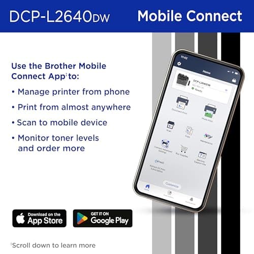 Miniatura de Brother DCP-L2640DW Impresora Láser Multifunción Monocromática Inalámbrica (Renovada) 4