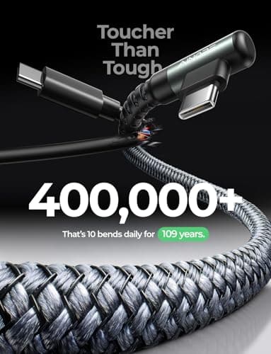 2 Cables Cortos AINOPE USB-A a USB-C (3.3ft) para Carplay y Carga Rápida