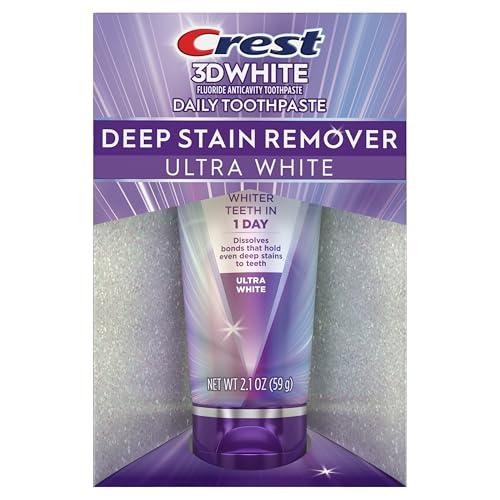 Crest 3DWhite Brilliance Deep Stain Remover Ultra White Toothpaste - 2.1oz thumbnail 12