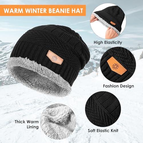 Miniatura de Set de Invierno: Gorro, Bufanda y Guantes Táctiles 2