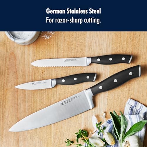 Henckels Forged Accent 8-inch Chef's Knife, Black thumbnail 6