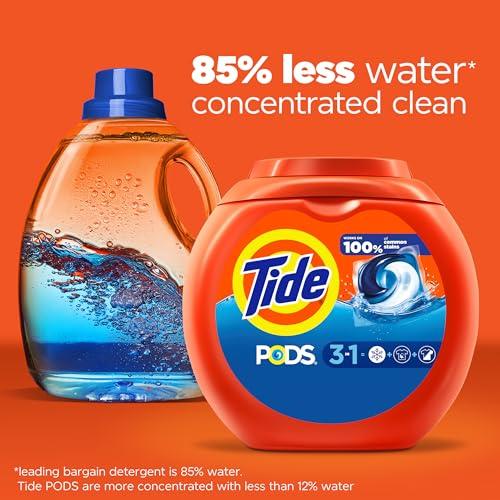 Tide PODS laundry detergent pacs, 3-in-1 Stain Remover, Odor Fighter, Color Protector, 42 Count, HE compatible, Original Scent thumbnail 9