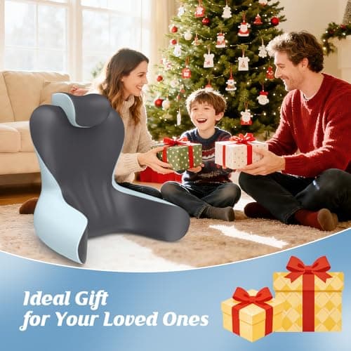 Reading Pillow for Sitting in Bed,22" H Back Support Pillow for Sitting up,Back Rest & Lumbar Support Pillows with Arms, Bed Rest Chair Cushion,Chaise Lounges Reclining,Gaming,Work