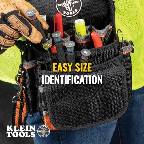 Klein Tools 85808 8-Piece Screwdriver Set, Made in USA, Precision Machined Tips, (4) Phillips, (3) Slotted, Magnetizer / Demagnetize thumbnail 4