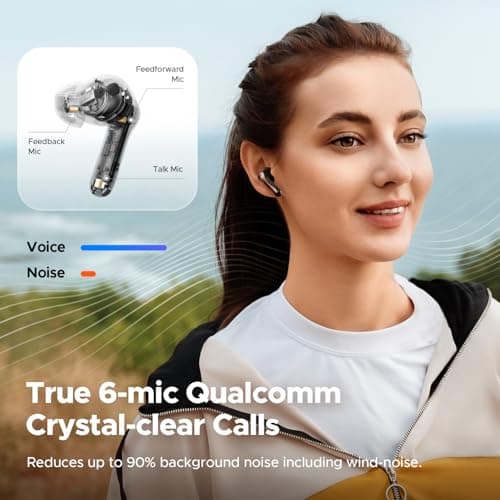 SoundPEATS Air5 Pro Hi-Res Wireless Earbuds, LDAC & aptX Lossless, Audiophile-Grade Sound with Wide Soundstage, 37H Playtime, Bluetooth 5.4, IPX5 Waterproof, Multipoint Connection thumbnail 4