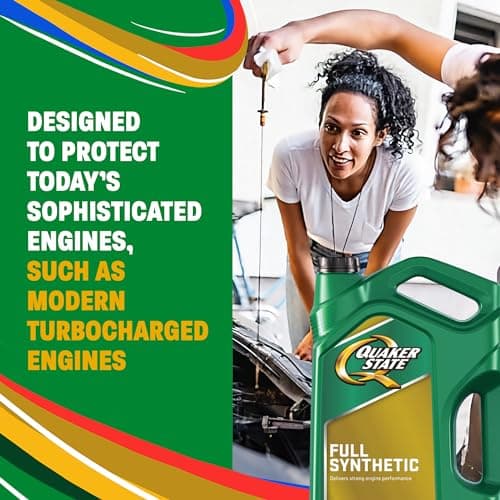Quaker State Full Synthetic 0W-20 Motor Oil, 5 Quart