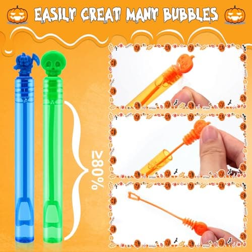 Set de 30 Mini Burbujeros de Halloween para Fiestas