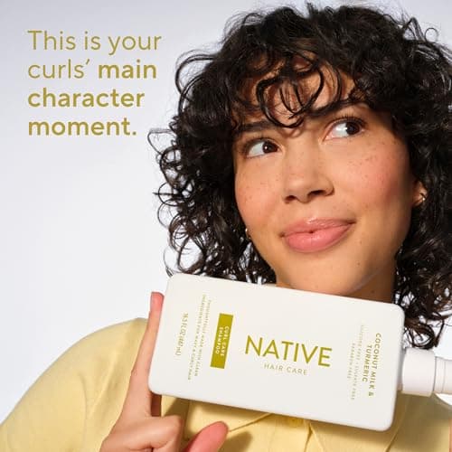 Native Coconut & Turmeric Shampoo and Conditioner Contain Naturally Derived Ingredients | All Hair Types, Color & Treated, Fine to Dry Damaged, Sulfate & Dye Free - 2-Pack thumbnail 6