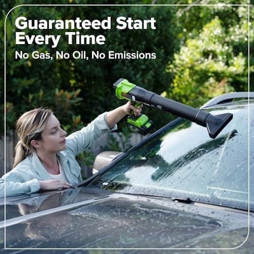 Greenworks 24V 12 in String Trimmer & 270 CFM Blower Combo, 2.0 Ah Battery thumbnail 9
