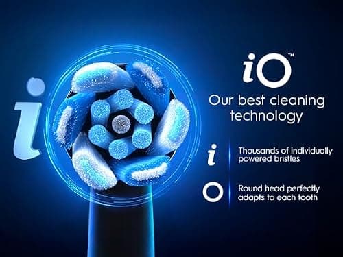 Miniatura de Cepillo Eléctrico Recargable Oral-B iO9 Genius, Pantalla, 7 Modos, Estuche, 4 Cabezales 16