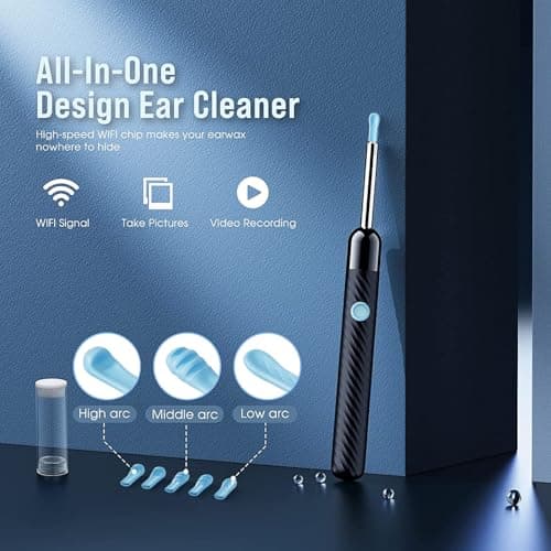 Miniatura de LEIPUT Ear Wax Removal - Ear Cleaner with 1080P Camera - FSA&HSA Black 2