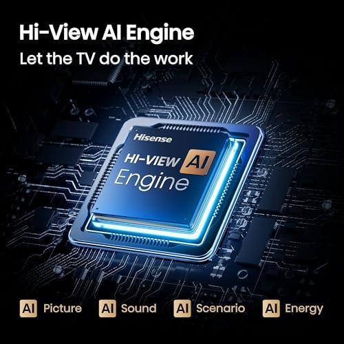 Hisense 85" Class U6 Series Mini-LED 4K UHD Smart Fire TV (85U65QF, 2025 Model) - QLED, Native 144Hz, HDR10+, Dolby Vision IQ, Dolby Atmos, Game Mode Pro, ALLM, Alexa Built in, Bla thumbnail 7