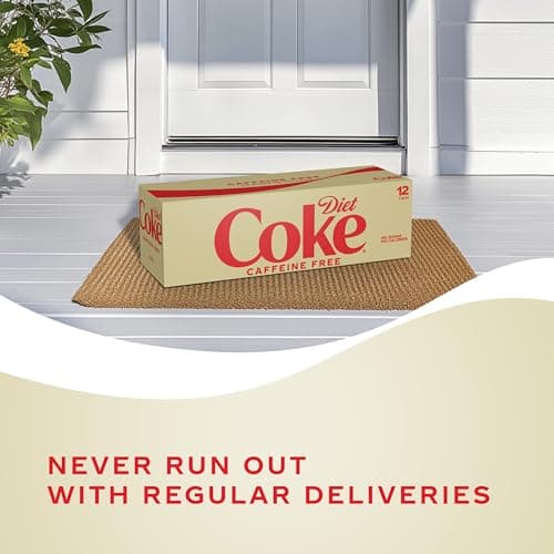 Diet Coke Caffeine Free Soda, 12 fl oz, 12 Pack (Package May Vary)