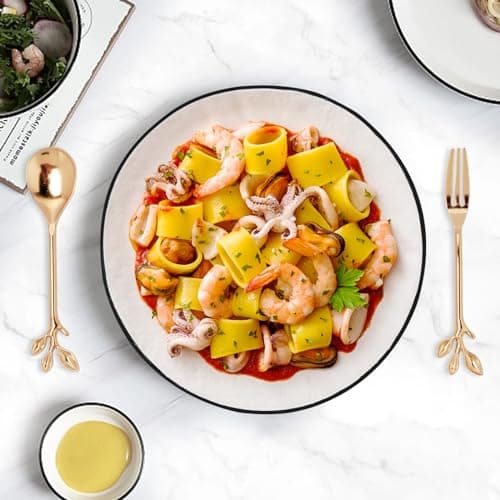 Recuerditos Dorados para Fiesta de Té (32 pzas): Cucharas y Tenedores para Eventos