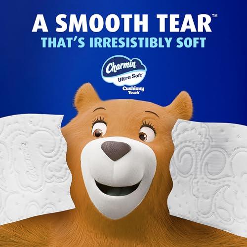 Charmin Ultra Soft Cushiony Touch Toilet Paper, 18 Family Mega XL = 126 Regular Rolls, 2-Ply, White thumbnail 5