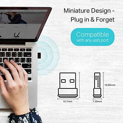 TP-Link Nano USB WiFi Adapter for PC(Archer T3U Nano)-AC1300 2.4G/5G Dual-Band Wireless Network Transceiver Adapter for Desktop PC, Travel Size, Supports Windows 11,10, 8.1, 8, 7 / thumbnail 3