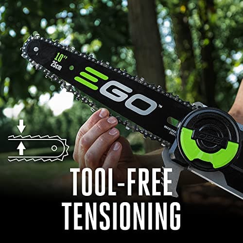 EGO Power+ Pole Saw for Tree Trimming, Cordless Electric Pole Saw with Telescopic LED Cut Line Indicator, Includes 56V 2.5Ah Battery and Charger - PS1001 thumbnail 6