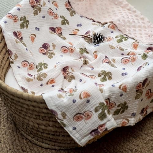 GLLQUEN BABY Muslin Baby Blankets for Boys & Girls, 2-Layer Toddler Blanket thumbnail 6