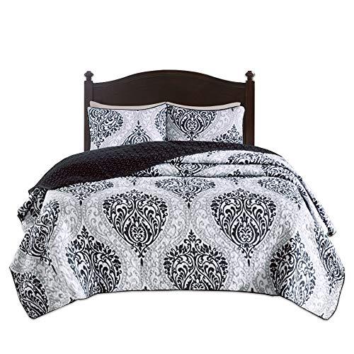 Miniatura de Juego de Cama Hipoalergénico Comfort Spaces Coco 3 Piezas, Matrimonial/Queen, Negro 8
