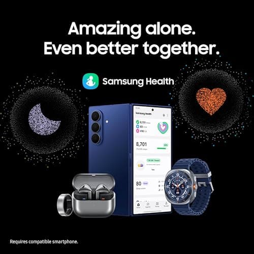 Samsung Galaxy Watch Ultra (2025) 47mm LTE Smartwatch, Titanium Casing, Advanced Sleep Coaching, Running Coach, Energy Score, Heart Rate Tracking, GPS, Titanium White [US Version,  thumbnail 9