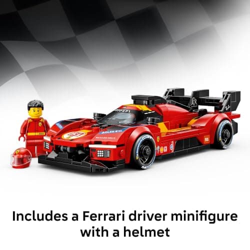 LEGO Speed Champions Ferrari 499P 77261 | Building Toy for Boys & Girls, Ages 9+, Detailed Toy Car for Kids, Play or Display Model, 329 pieces, Gift for Birthdays thumbnail 5