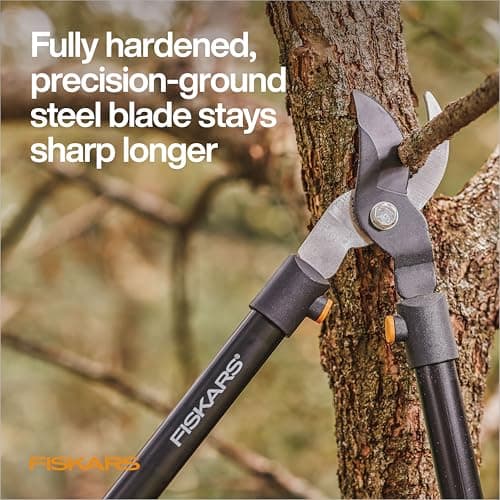 Fiskars 28" Loppers for Tree Trimming, Heavy Duty, Rust-Resistant Sharp Bypass Steel Blade Loppers, Branch Cutter up to 1.5" Diameter Cut Capacity, Shock-Absorbing Handle, Garden T thumbnail 3