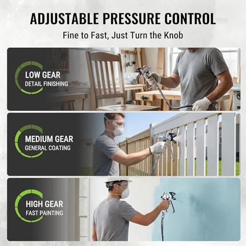 WORKPRO 700W Airless Paint Sprayer, 2900PSI High Efficiency thumbnail 5